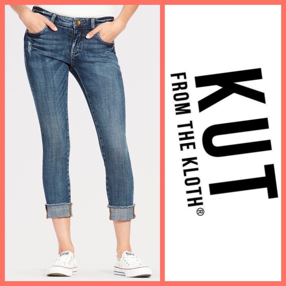 Kut From The Kloth Amy Crop Roll Up